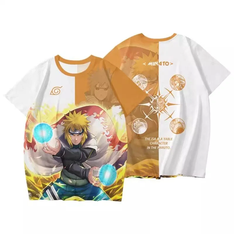 

Bandai Naruto Joint Anime Peripheral Japanese Quick Drying Breathable and Comfortable Parent-child Short Sleeved T-shirt