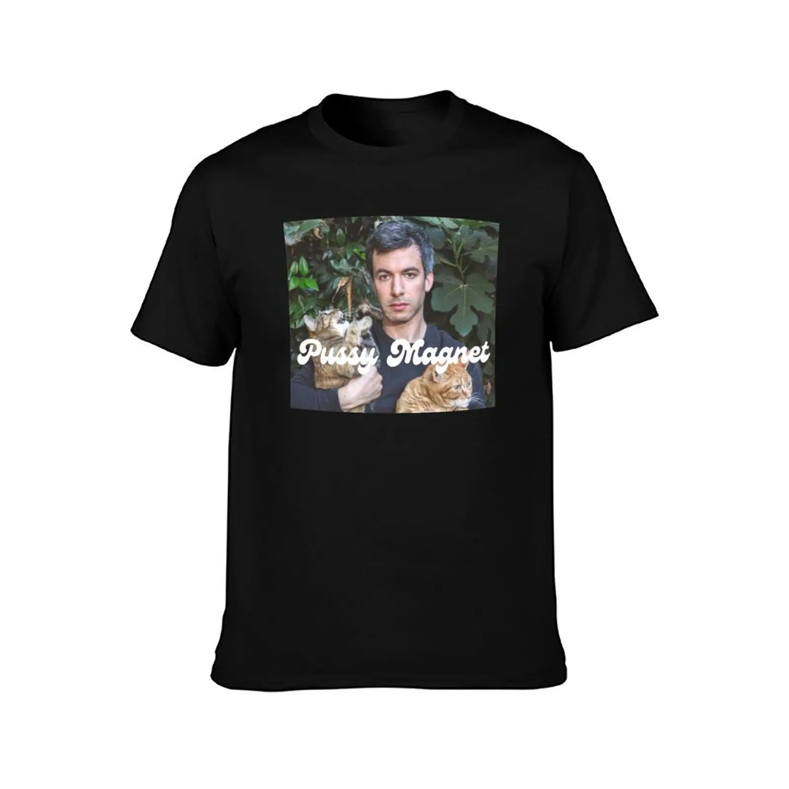 Nathan fielder with cats T-Shirt t shirt man luxury T-Shirt