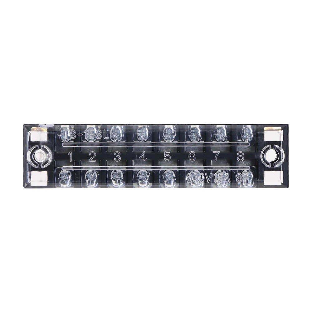 Dual Row Strip Screw Terminal Block  Fixed Wiring Board wire connector TB-1503/TB-1506 15A TB-2503/TB2506 25A