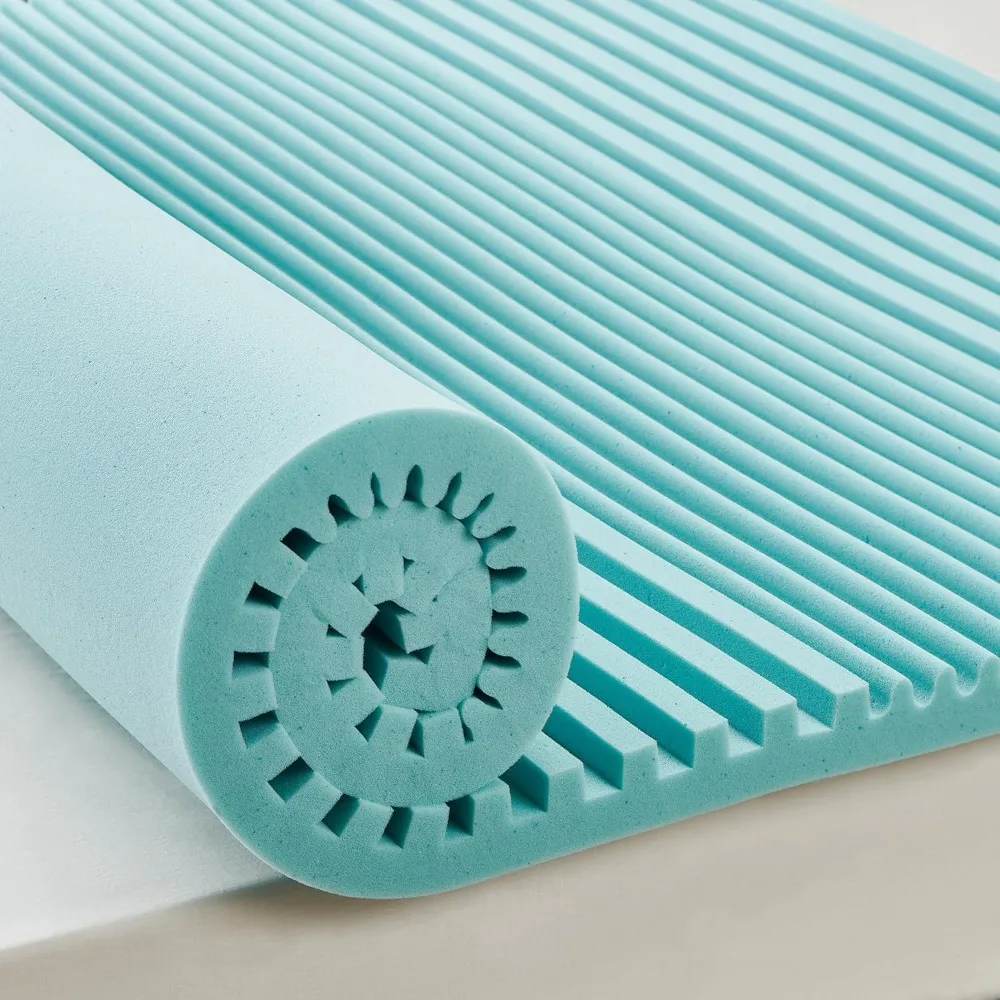 

Охлаждающий гель для матраса из пены с эффектом памяти Cal King, 5-зонный топпер для облегчения боли в спине, ортопедический матрас для облегчения давления