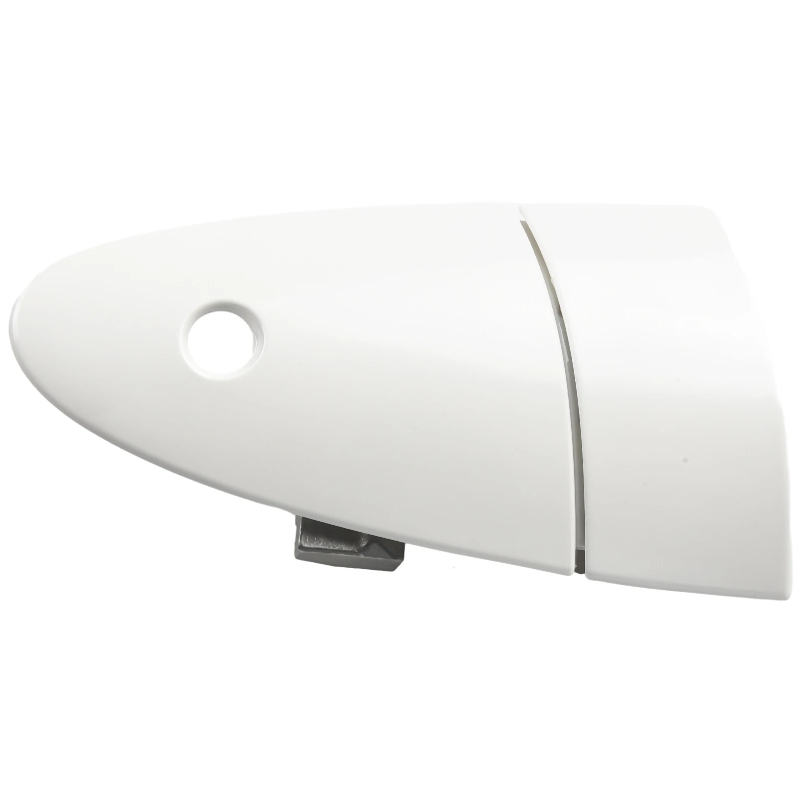 1 X Accessories Parts Door Outer Handle High Quality Practical White With Key Hole Type Brand New Easy To Install