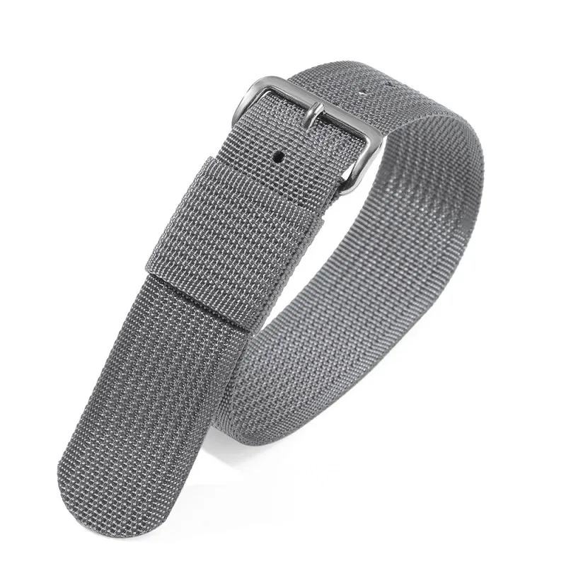 

20mm 22mm Ribbed Fabric Nylon Watch Strap Replacement for Men Women Universal Sport Watch Bracelet Accessories with Tool