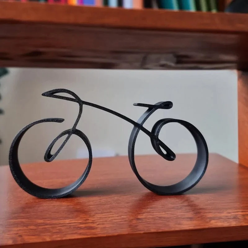 Acrylic Minimalistic Bicycle Sculpture Bicycle Ornament Personality Table Decoration Items Office Decoration GiftAcrylic Minimal