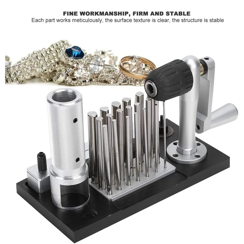 Stainless Steel Jump Ring Maker Jewelry Tool, Efficient Winding And Cutting For Jewelry Processing With 20 Mandrels