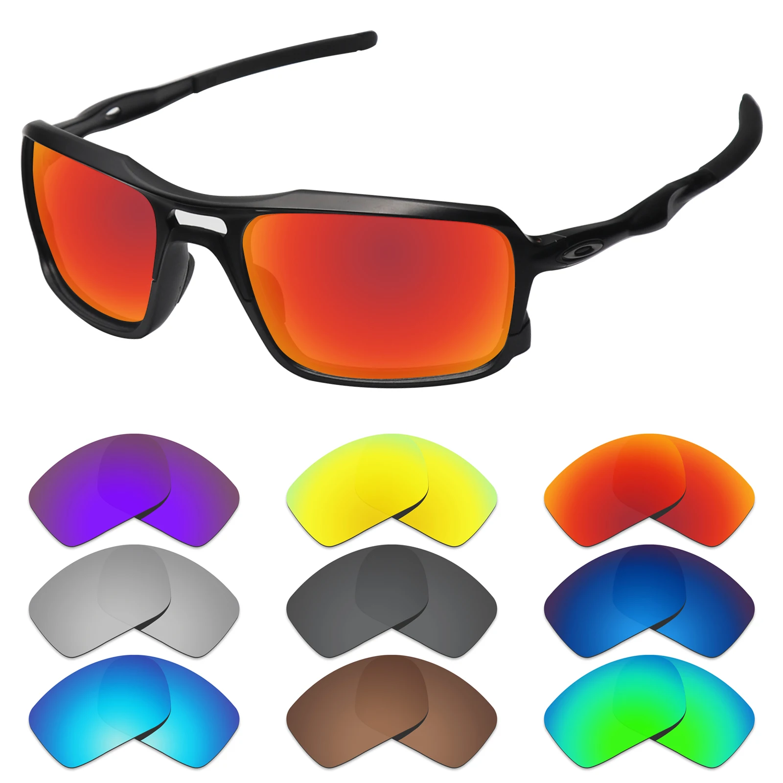 

Hokklo Polarized Replacement Lenses for Oakley Triggerman OO9266 Sunglasses- Lenses Only Multiple Colors