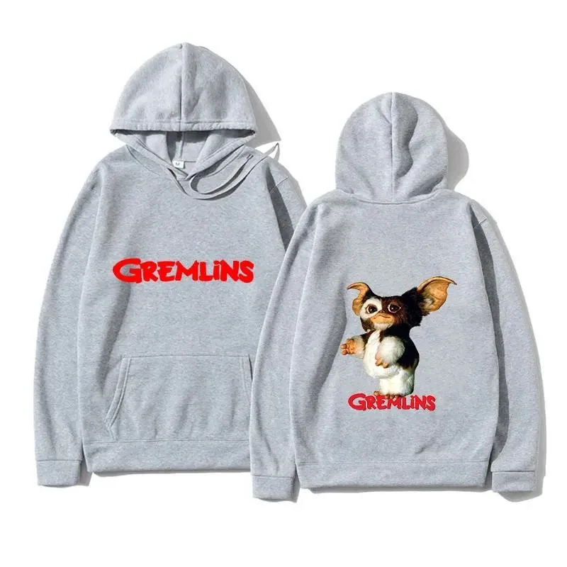 2024 Men\'s Hoodies Gremlins Gizmo Kawaii Printed Pullover Cotton Men New Casual Clothes Leisure Sportswear Women Fashion Hoody