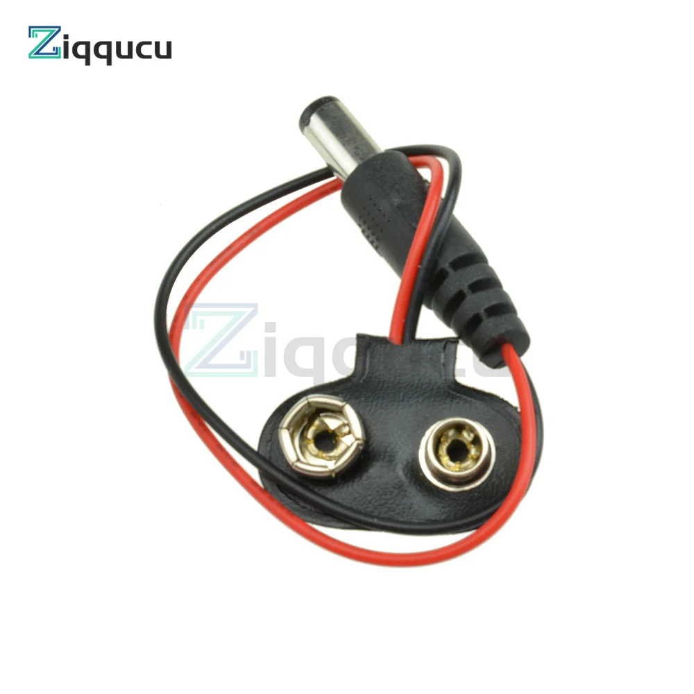 9V Battery Button Power Cable Battery Buckle Snaps Power Cable Connector DC For DIY Jack Connector