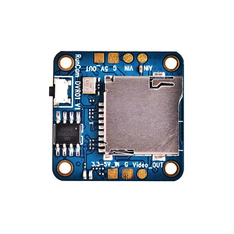 RunCam Mini FPV DVR Saída de vídeo sem perdas 25X25mm DC 3.3-5.5V para Mini FPV Racing Drone RC Quadcopter