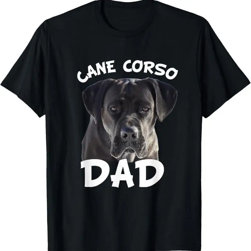 Cane Corso Dad Black Italian Mastiff Dog Gift Unisex T-Shirt