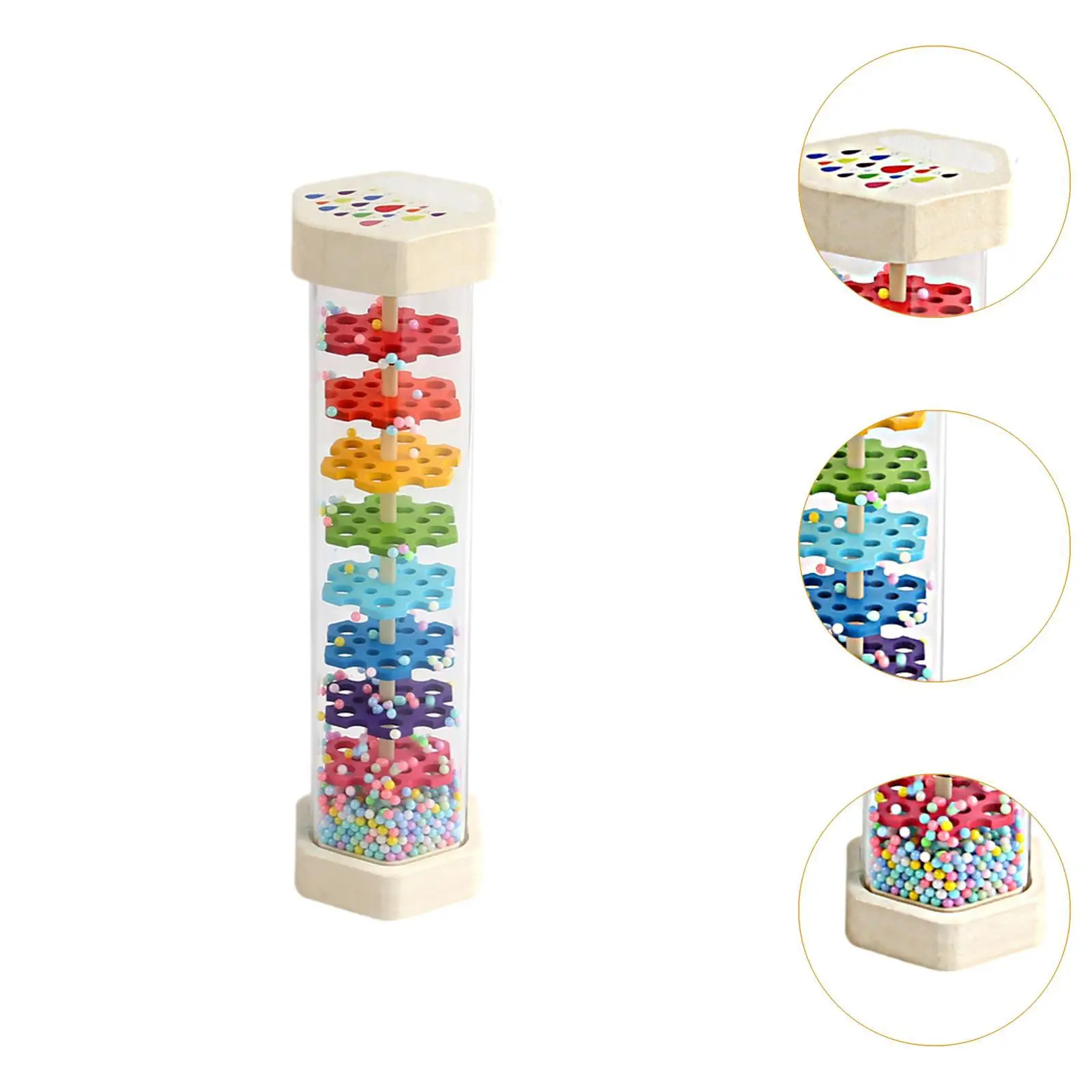 Giocattolo musicale per neonati con perline Rainmaker Fine Motor Skill Activity Center per