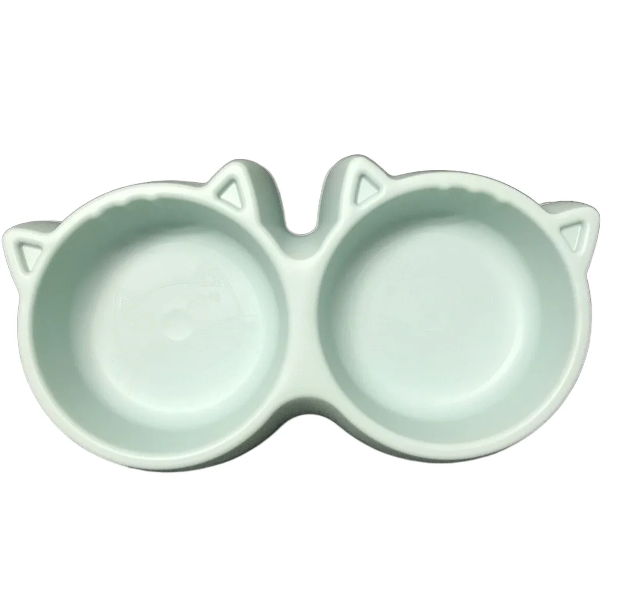 Pet Food Utensils Drinking Water Double Bowl Pet Supplies Sustainable Cat Double Bowl