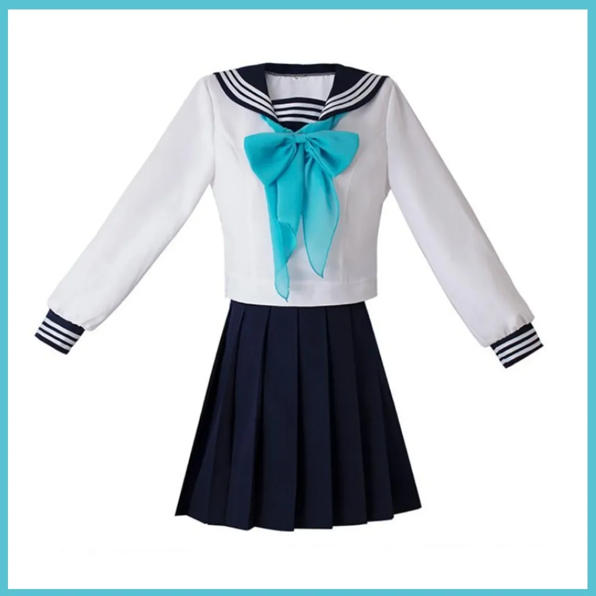 Uniforme de marinero de Anime Akebi Komichi para mujer, traje de Cosplay, falda japonesa JK, camisa Sexy, conjunto de Campus Kawaii