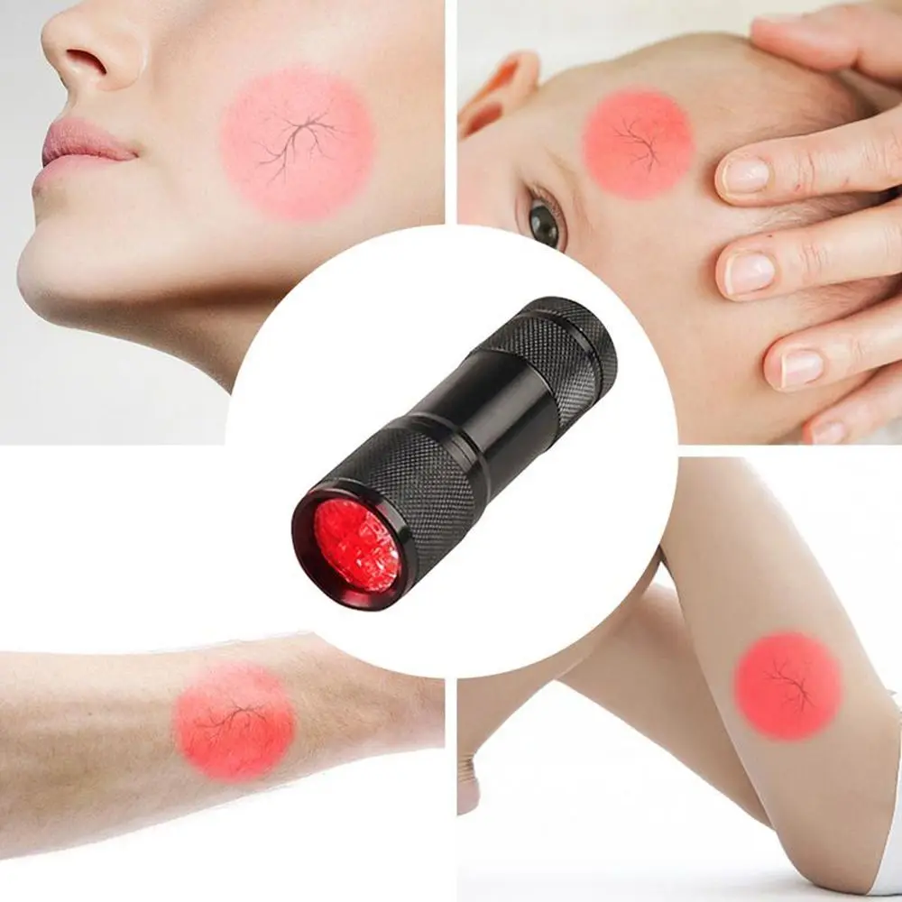 Portable Imaging Doctor Supplies LED Red Light Trans Illuminator Viewer Vascular Displaying Flashlight Vein Finder