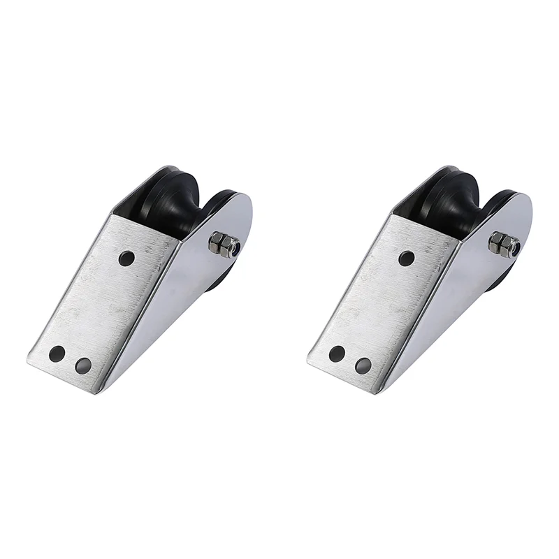 

H5-2X Морской якорный роликовый кронштейн из нержавеющей стали для лодки (черный)