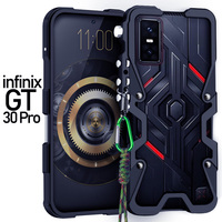 Luxury Metal Aluminum Bumper Shockproof Back Case Cover For Infinix GT 30 Pro Aluminum Cases Cover Bumper Coque