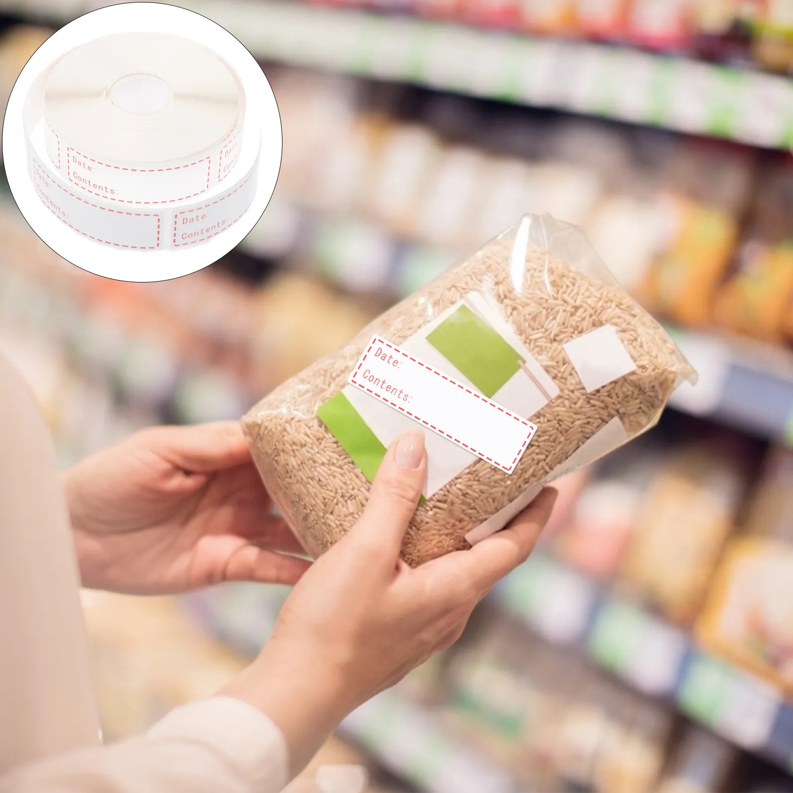 

Рулон этикеток для кухни: наклейки-напоминания для хранения продуктов, с сильной адгезией, из пергаментной бумаги, для холодильника и морозильной камеры, для отслеживания даты и содержания