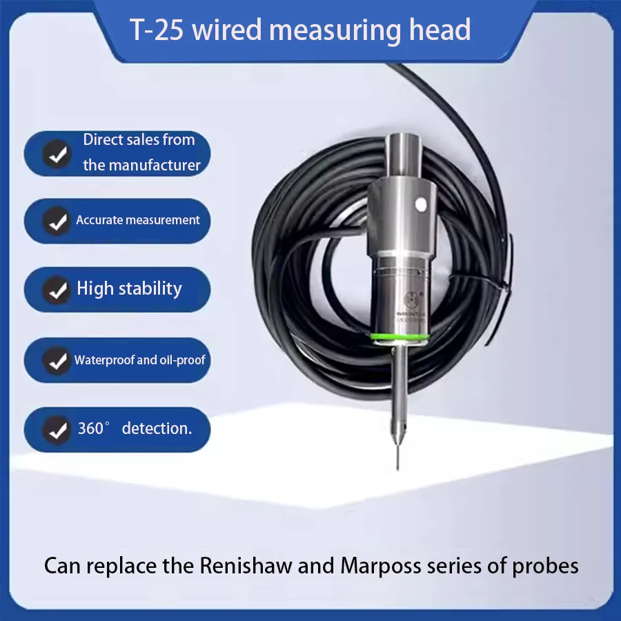 

The wired probe of CNC machine tools, CNC contact probe, detection sensor, automatic edge finder, and it can replace Renishaw