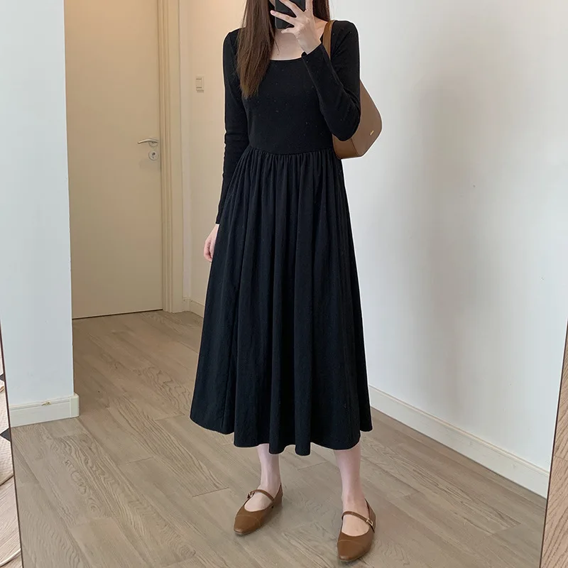 

Winter knitting Dresses for Women Knitted Clothing Long Style 5Colors Female Jumpers New Arrival 2024 LQ3