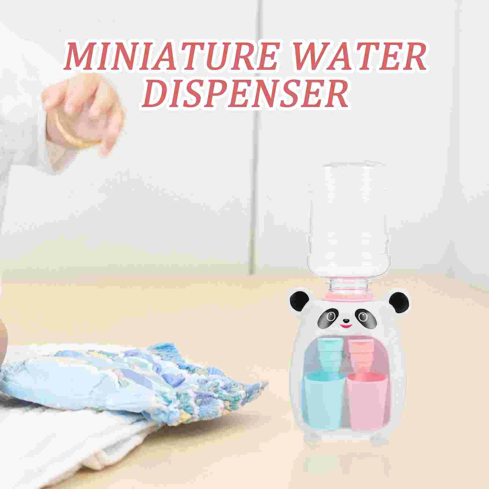 Mini distributeur d'eau en plastique pour enfants, jouet de type poussoir simulé, appareil de cuisine amusant, refroidisseur l'inventaire pour tout-petits