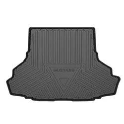 For Ford Mustang  Rubber Trunk Mat 2015 2016 2017 2018 2019 2020 Car Waterproof Rubber 3D Mats Non-Slip  Car Accessories