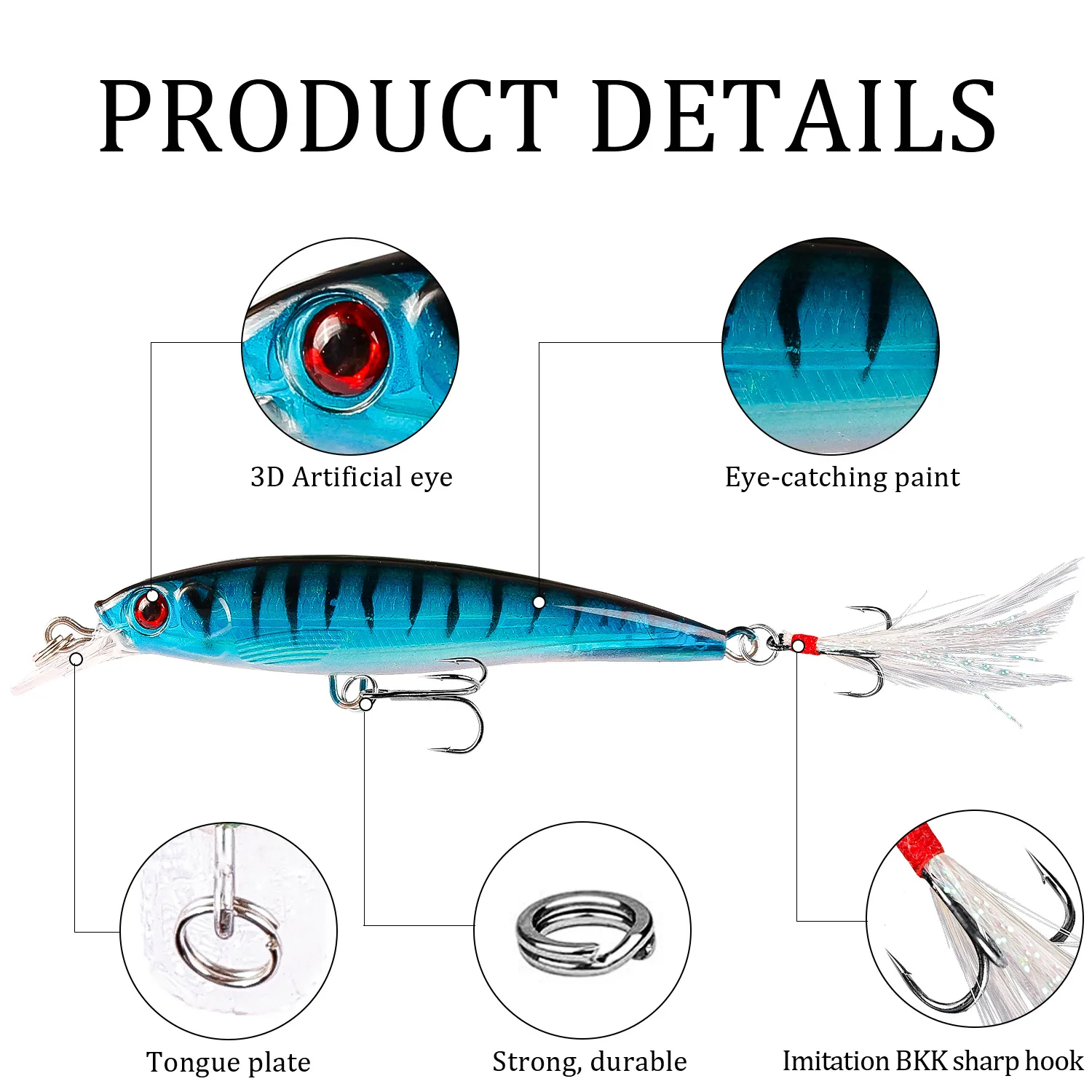 1PCS Minnow Fishing Lure 90mm 7.2g Sinking Hard Bait Wobbler Jig Bait Crankbait Carp Striped bass Pesca Fishing tackle SwimBait