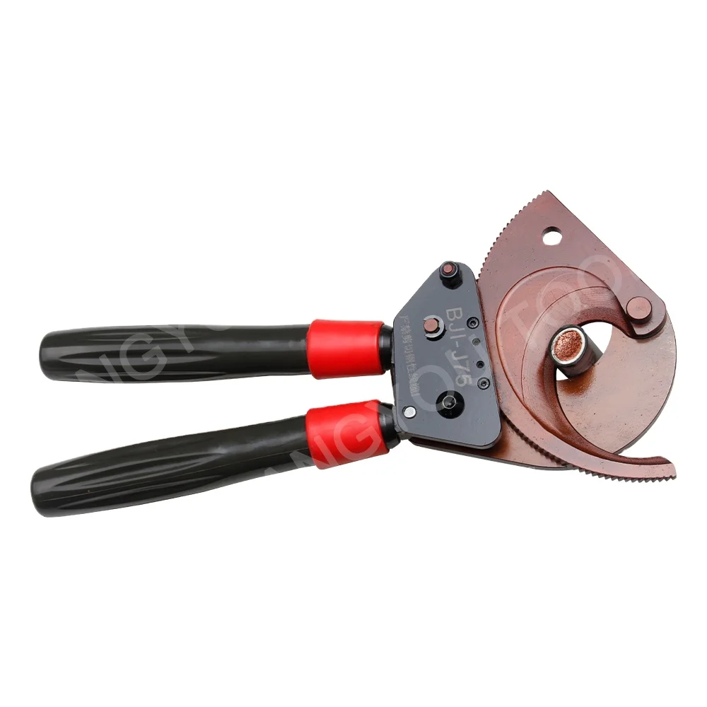 

Кабелерез с храповым механизмом BJI-J75 для бронированного кабеля CU-AL, 75 мм; 3X120 для телефонного кабеля