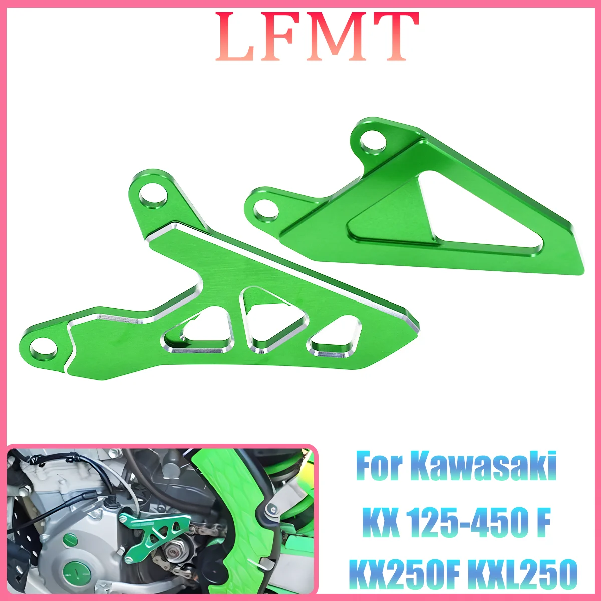 

New motocross modification accessories For Kawasaki D-TRACKER KX125 KX250 RMZ KX250F KX450F KX 125 250 CNC Sprocket side cover