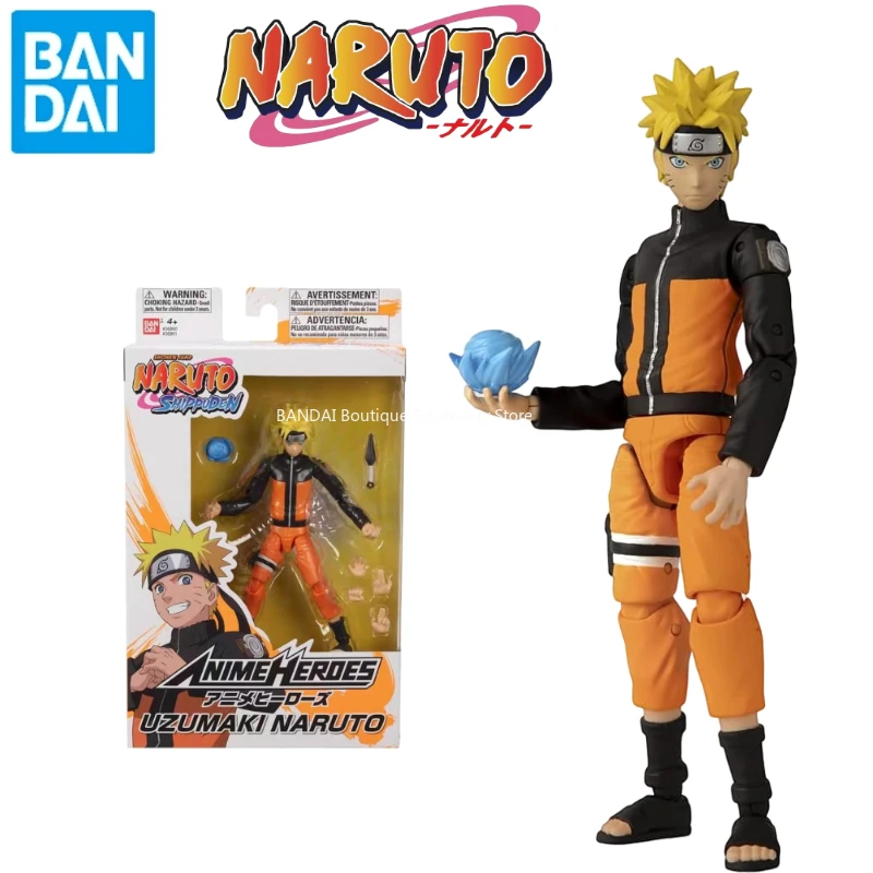 

In Stock Bandai NARUTO Anime Heroes Naruto Uzumaki Action Figure Toy Bundle