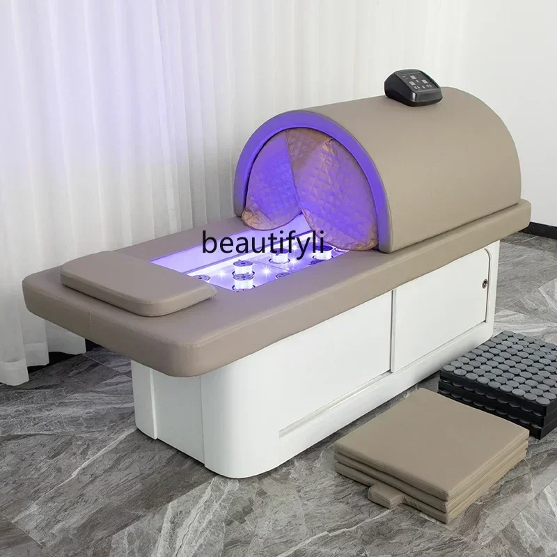 

smt03 Smokeless moxibustion bed Household fumigation bed Full body moxibustion beauty salon special infrared physiotherapy bed