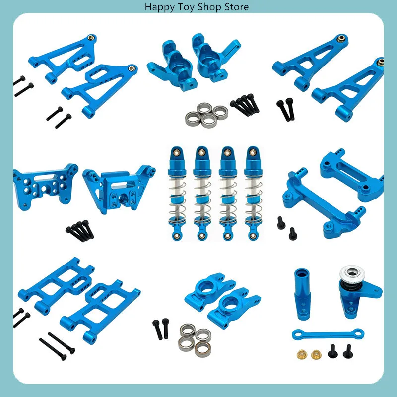 Metalen upgradekit voor kwetsbare onderdelen, compatibel met MJX 1/14 14207 14208 RC auto-onderdelen