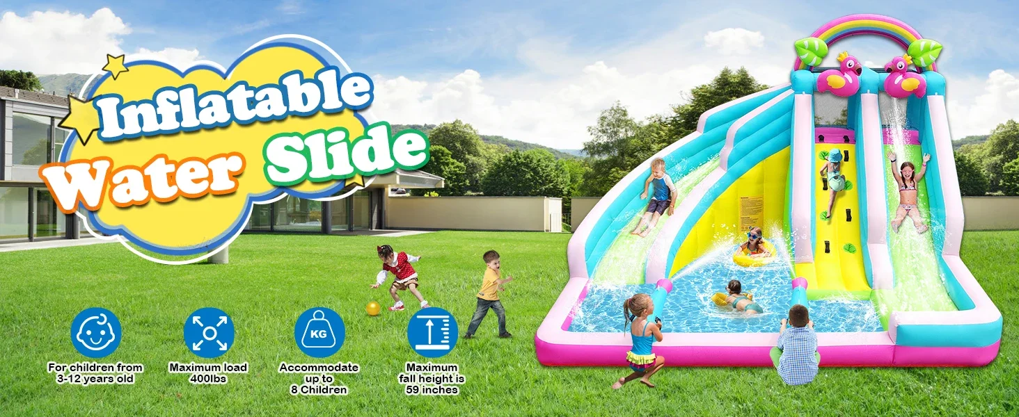 inflatable water slide