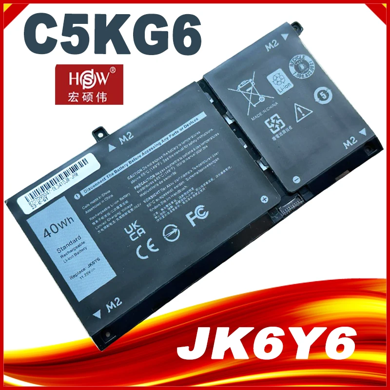 

Battery for Dell Latitude 3410 3510 Battery 40Wh 11.25V JK6Y6 0C5KG6 C5KG6