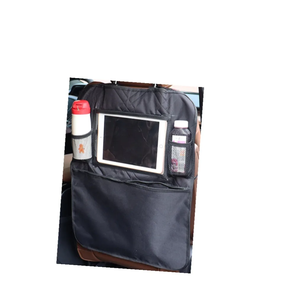 

Car front seat anti-kick cushion backrest Ipad storage bag car storage bag 18.5*24 inch