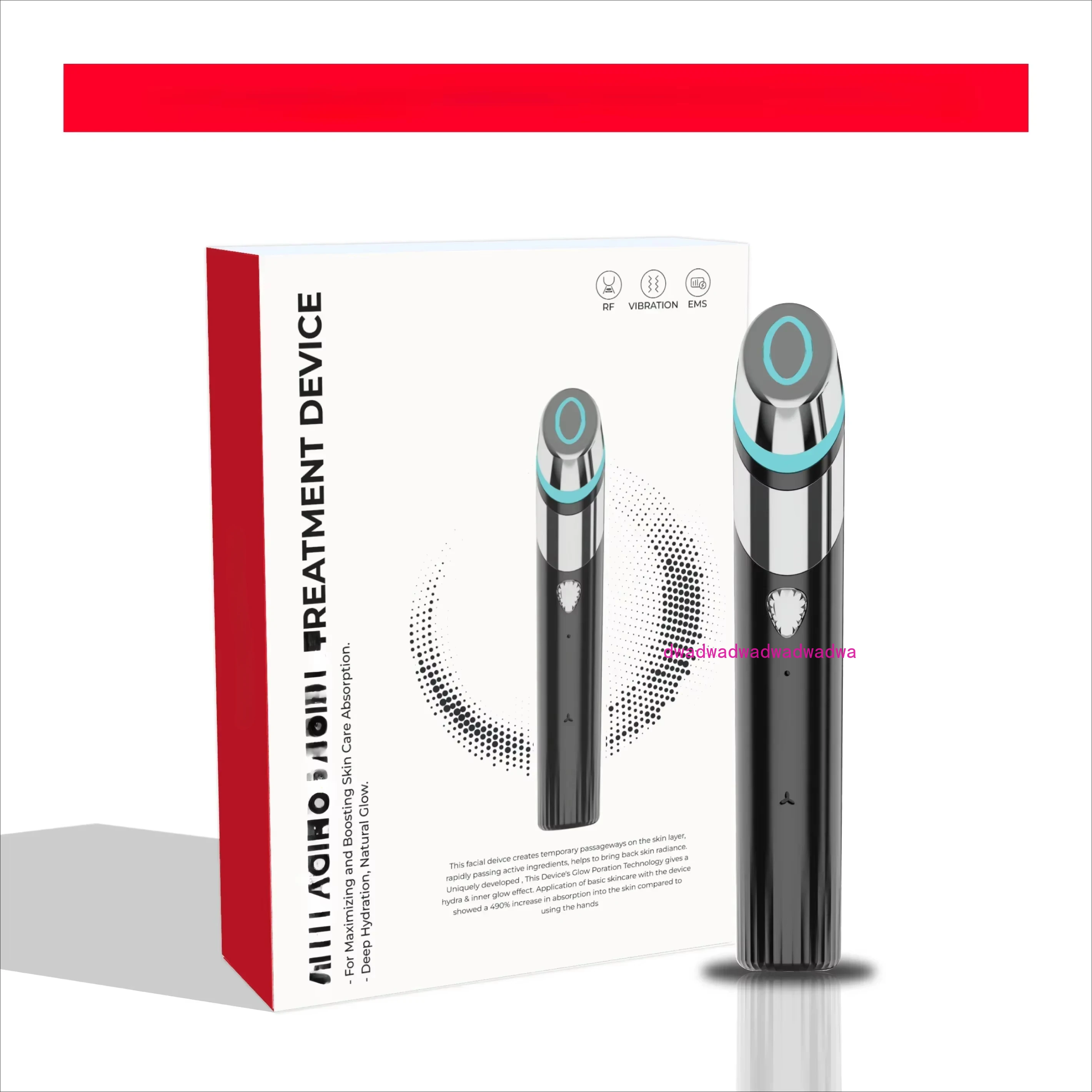 Booster Shot Home Beauty Device 4-In-1 Skin Tools Anti Aging Microcurrent Lift Face Care Therapy