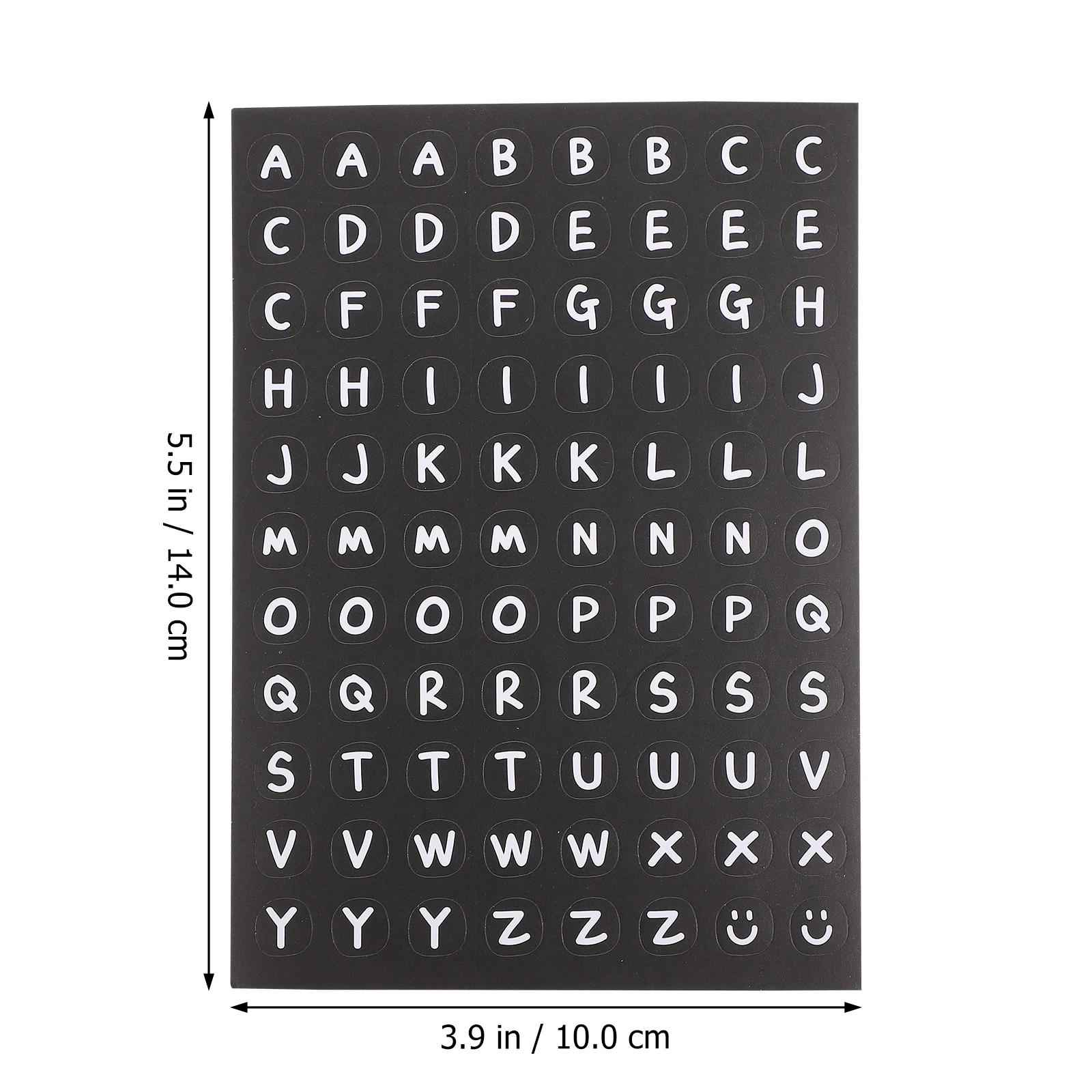 

24 Sheets Alphabet Letter Scrapbook Stickers DIY Craft Decals for Albums Journals Cards Scrapbook Alphabet Letter Decals