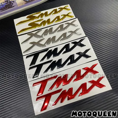 For Yamaha Tmax 500 530 550 560 Smax 155 Xmax 125 250 300 Motorcycle Fairing 3D Label Emblem Logo Decoration Decals Stickers