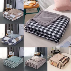 Home New Wash Cotton Quilt Summer Thin Quilt Air-conditioning  Washable Single Double Children Student Summer Cool Quilt