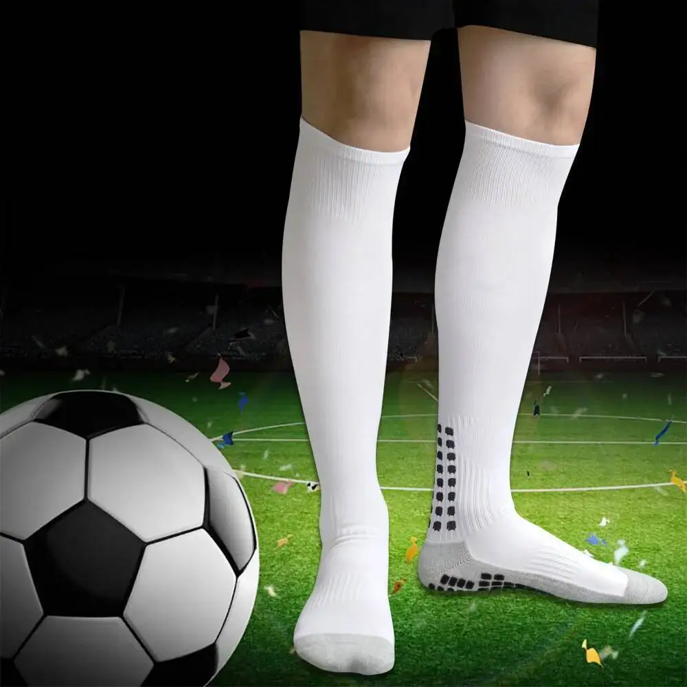 

Новинка 2025, мужские нескользящие футбольные носки, дышащие гольфы, полотенца, нижняя часть, велосипедные, пешие прогулки, спортивные футбольные носки, тренировочные длинные