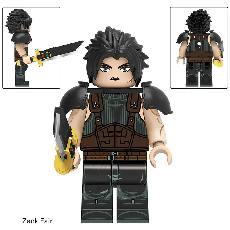 

Hot Toys Tifa Zack Cloud e Fair Lockhart Fantasy Model Building Blocks Mini figures Collectible Children's Gifts kids toys