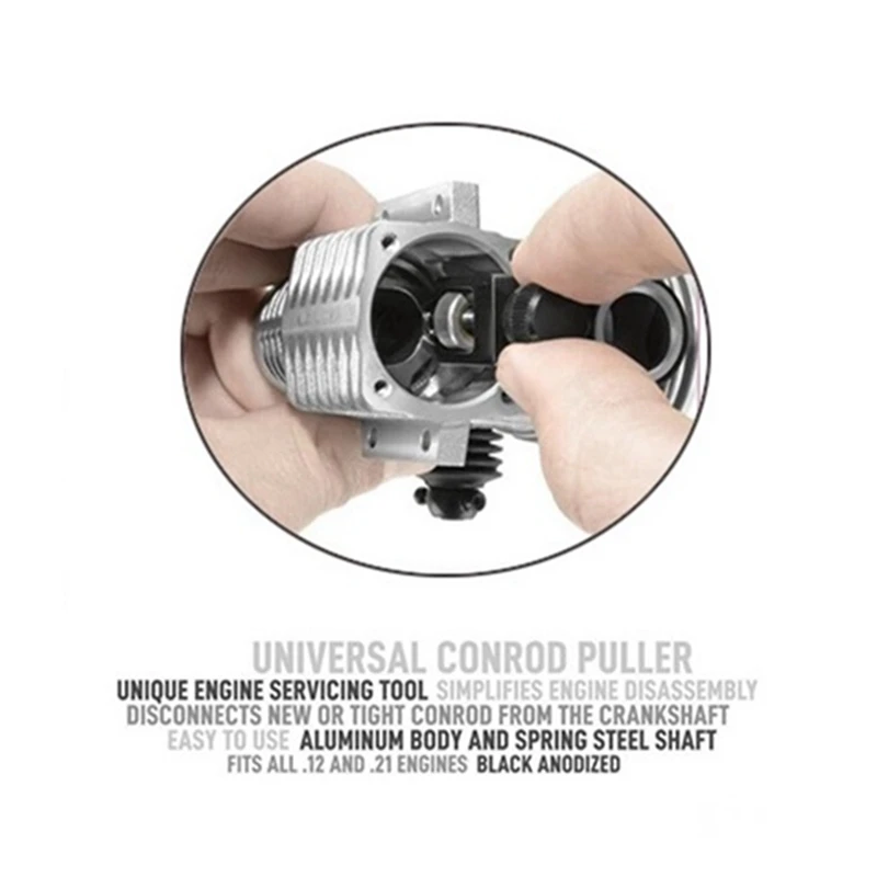 Universal Conrod Puller Remover Tool Fit All Standard 12 And 21 Engines For 1/8 1/10 Nitro Engine