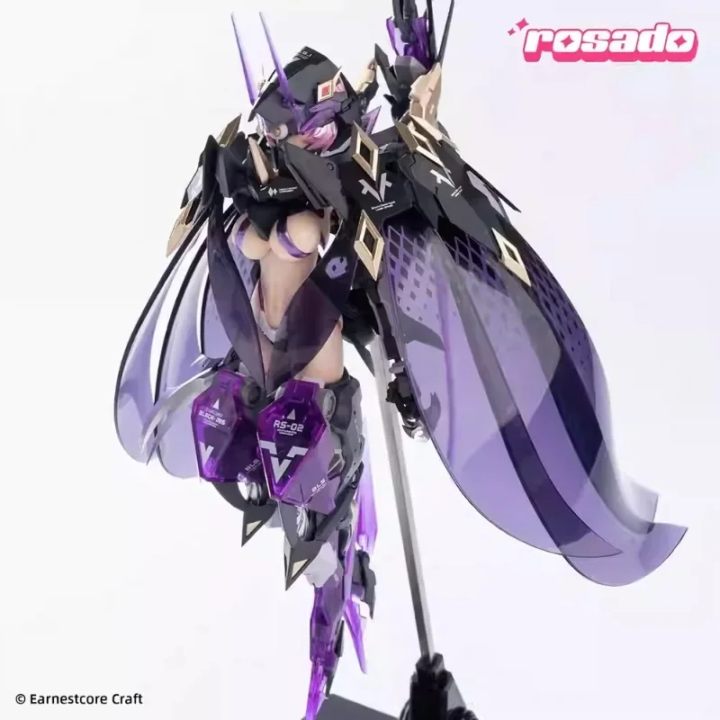 Nucleaire Seiji maakte een 1/10 afgewerkt model van het Rosha Project Star Flower Black Iris als decoratieve figuur voor de robotmeisjes