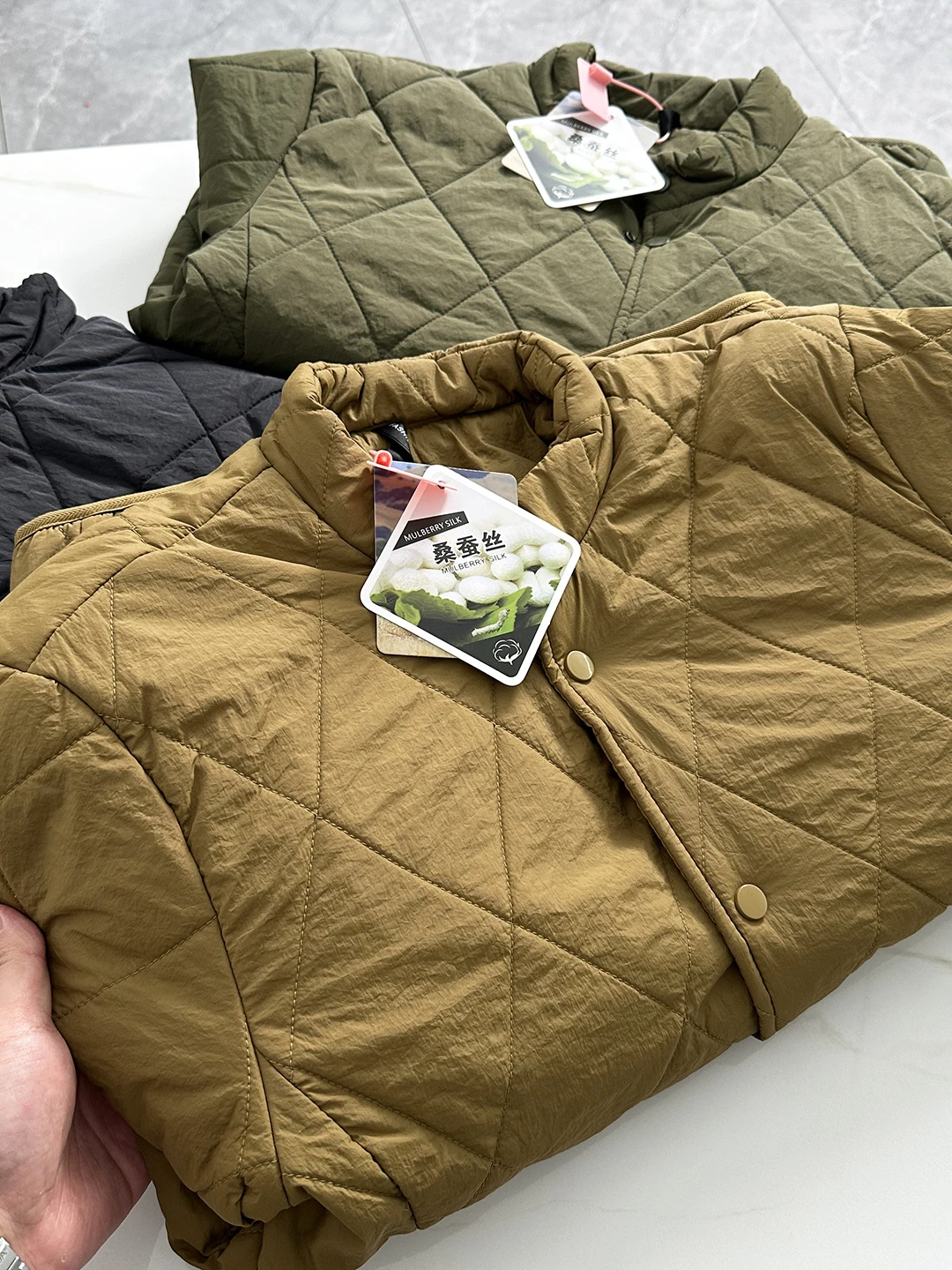 

Классическое японское мужское стеганое пальто с хлопковой подкладкой из шелковой шерсти, хорошая вещь, осенне-зимнее стеганое пальто с ромбовидным узором