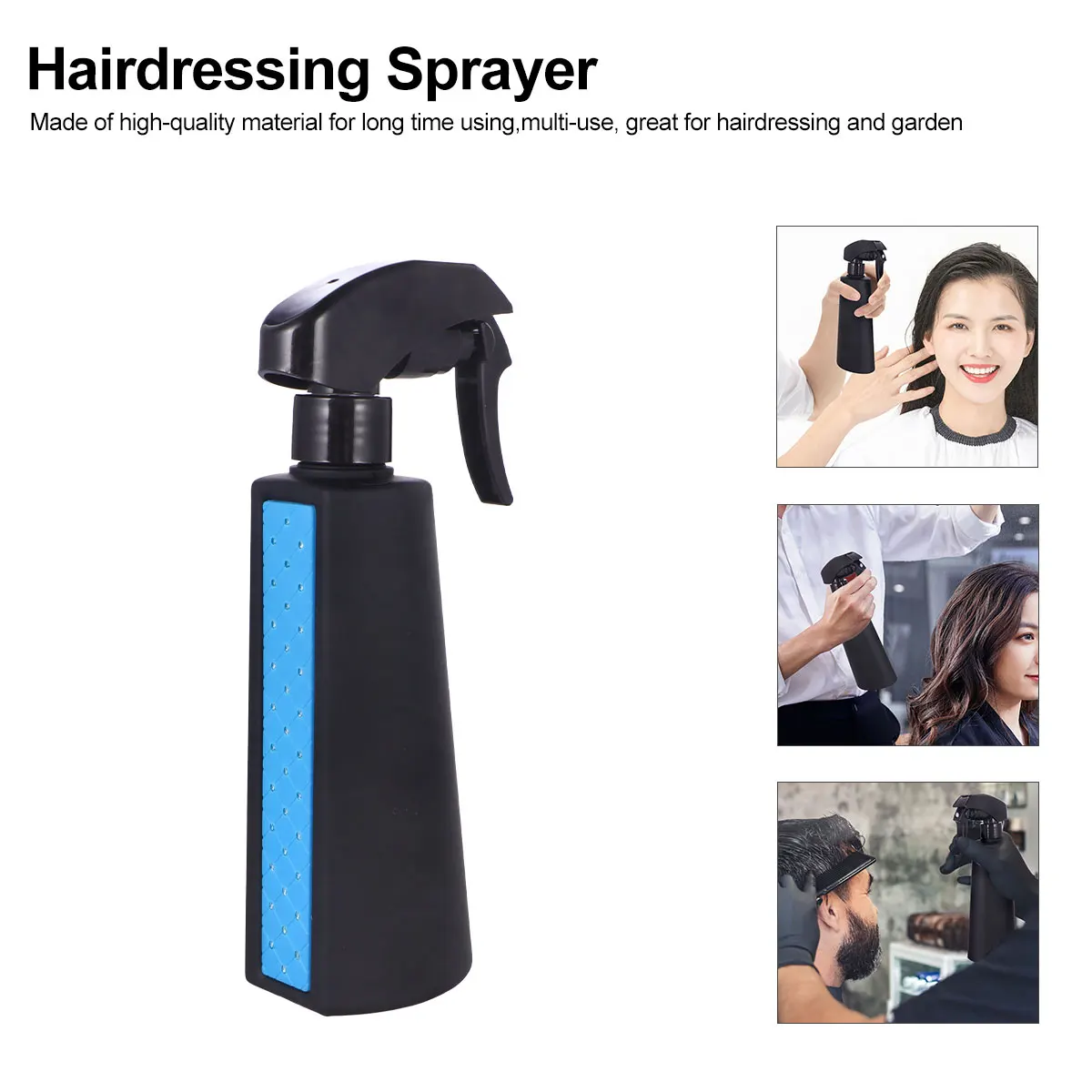 

Large Capacity Spray Bottle Refillable Water Canister Hairdressing Sprayer Plastic Flower Multi Use Gardening Barber Bottles