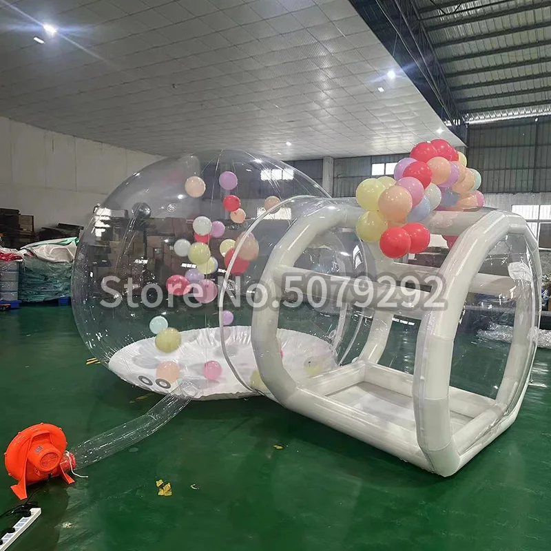 

Igloo Dome Tent Luxurious Inflatable Bubble Tent Lodge Party Rental Bubble Balloon House 3M Bubble Dome House With Blower