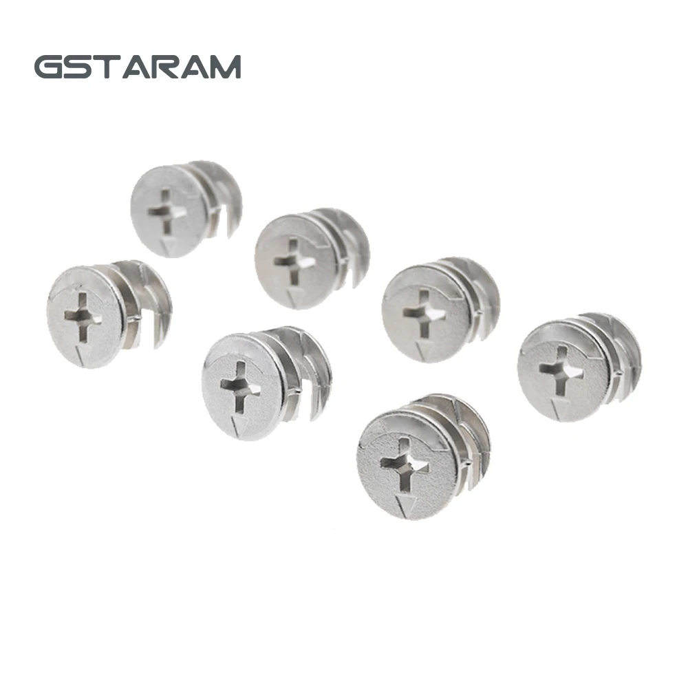 10PCS Thickening Three In One Connector Eccentric Wheel Furniture Drawer Lock Screw Fastener Furniture Connector Furniture