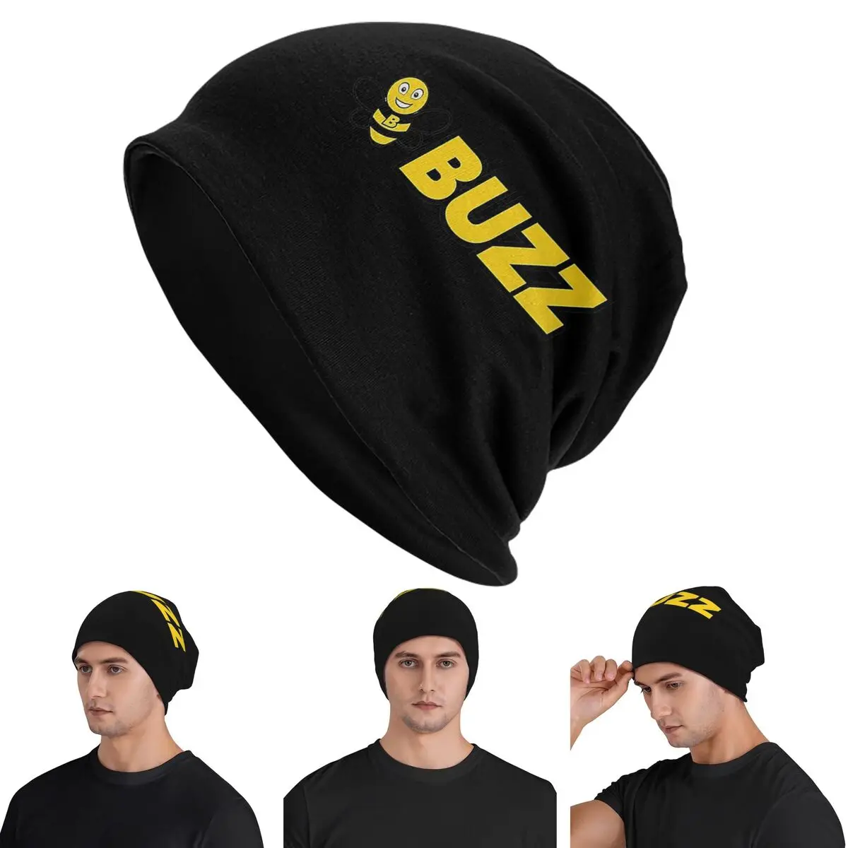 

Buzz Airline Ryanair Group Skullies Beanies Hats Warm Autumn Winter Outdoor Cap Knitted Bonnet Caps for Unisex Adult