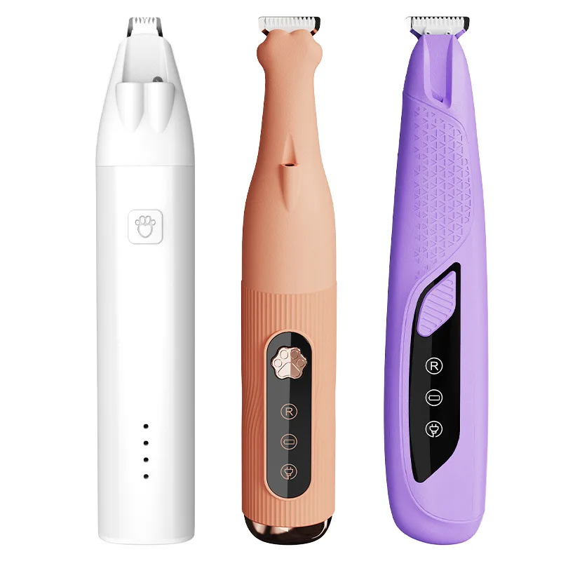 

Многоцветный триммер для волос домашних животных, портативный электрический триммер для волос для собак и кошек с электрическим фейдером для домашних животных, шлифовальная машина для ногтей, фейдер для бритья на подошве