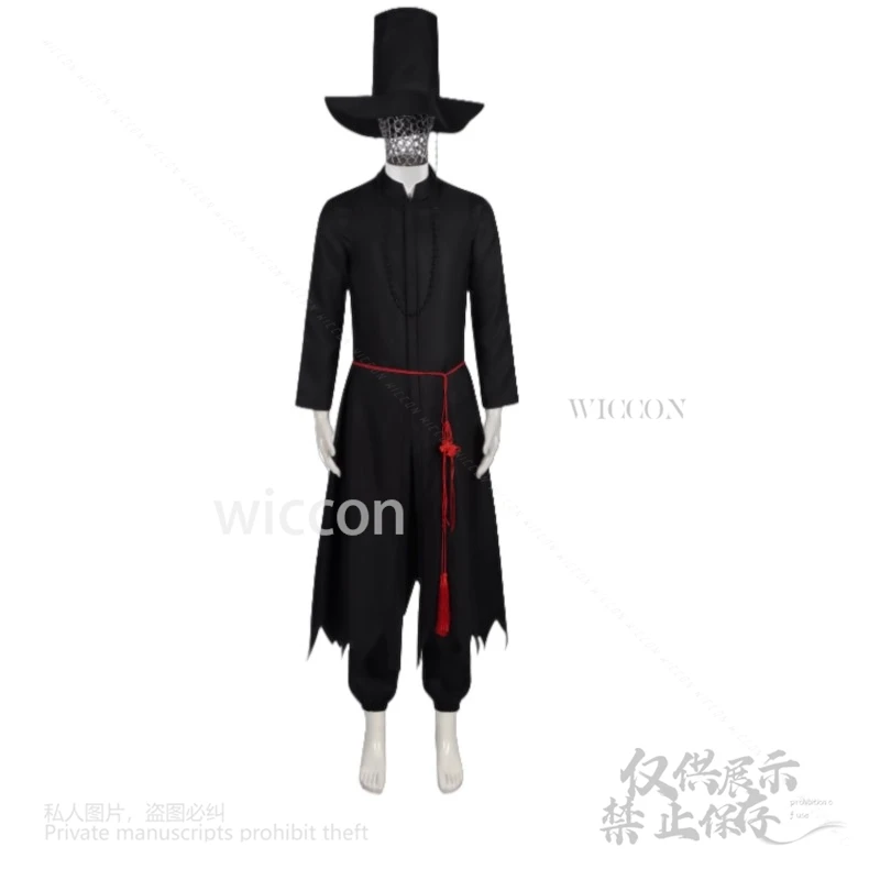 Demon Hunters k-pop Jinu Baby Saja Boys Devil Boy Band disfraz de Cosplay conjunto completo traje cinturón rojo hombres fiesta de Halloween