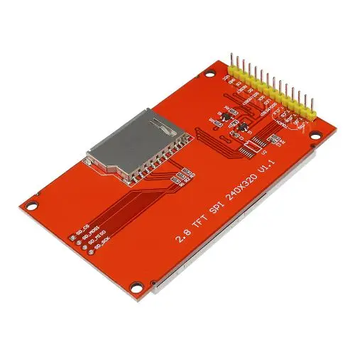 Resolusi modul layar LCD TFT 2.8 inci 240x320 chip Driver ILI9341