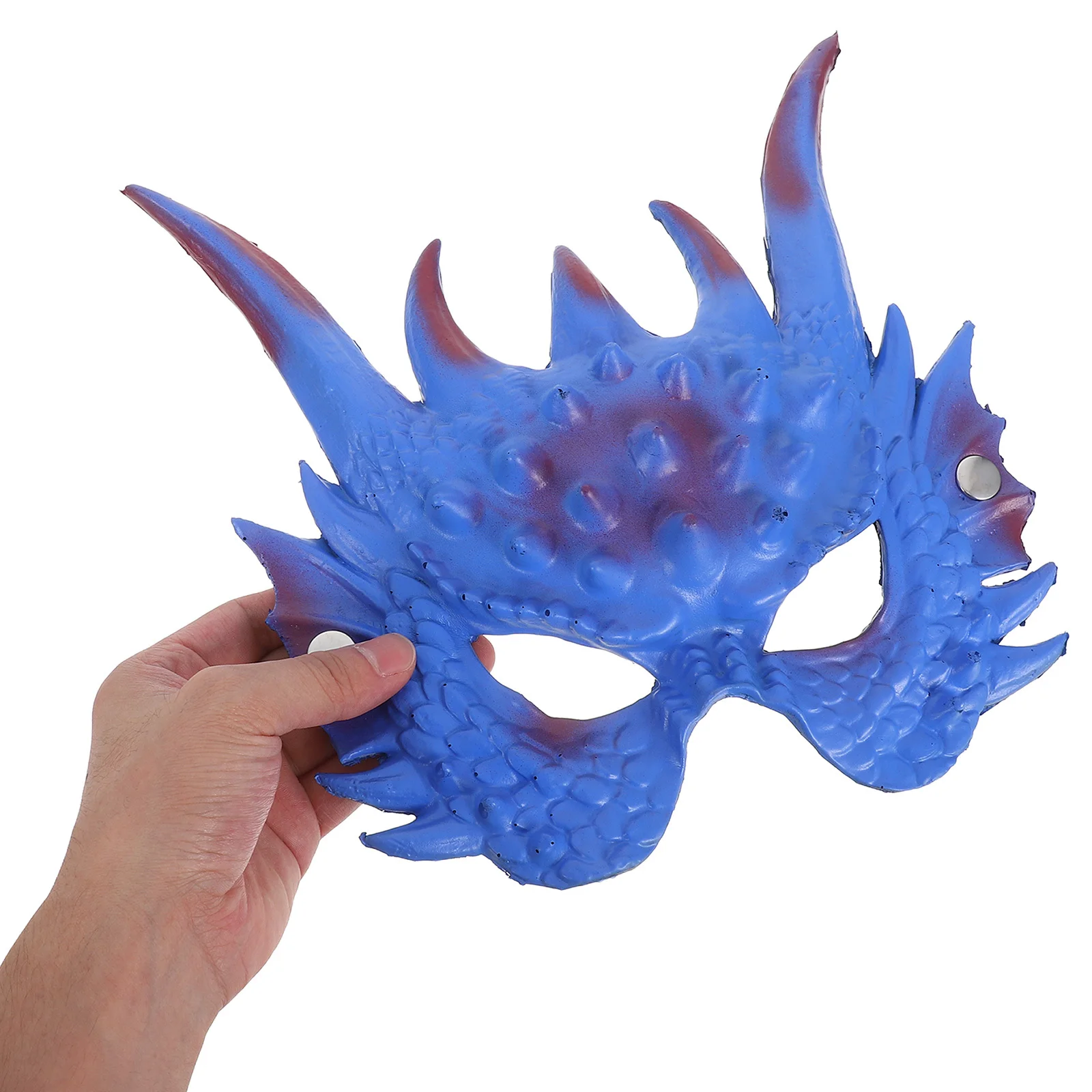 

2Pcs Festival Mask Realistic Scary Cosplay Props Breathable Material Halloween Masquerade Party Accessory